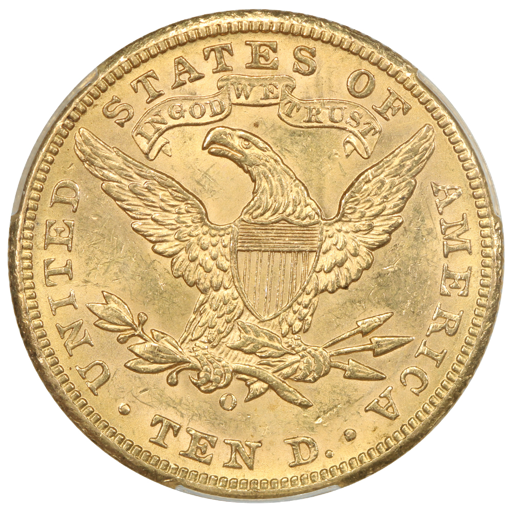 image for: 1895-O $10  PCGS MS63