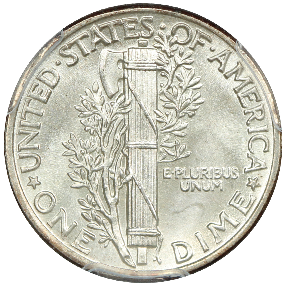 image for: 1943 10c PCGS MS68 FB
