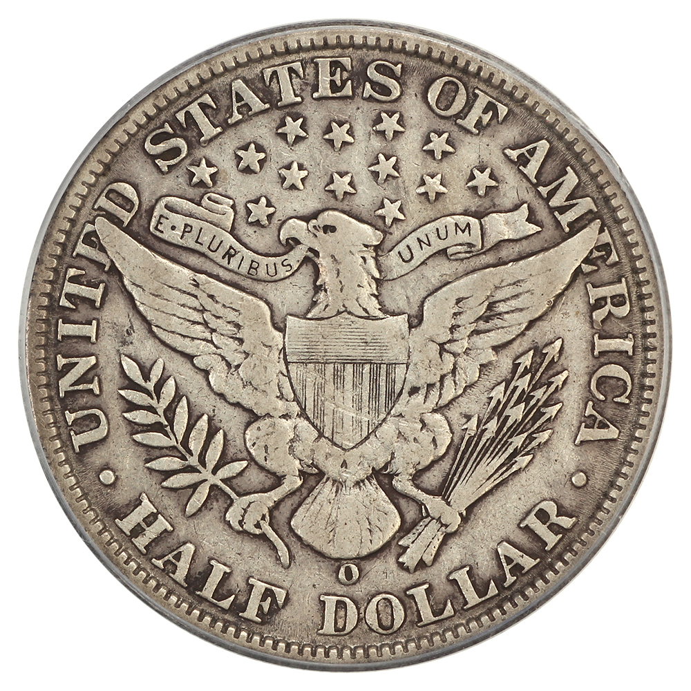 image for: 1908-O 50c PCGS VF30