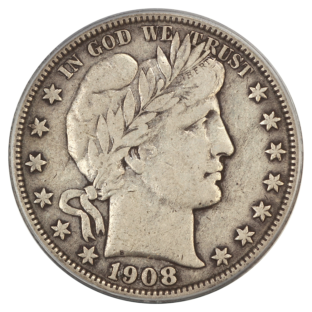 image for: 1908-O 50c PCGS VF30