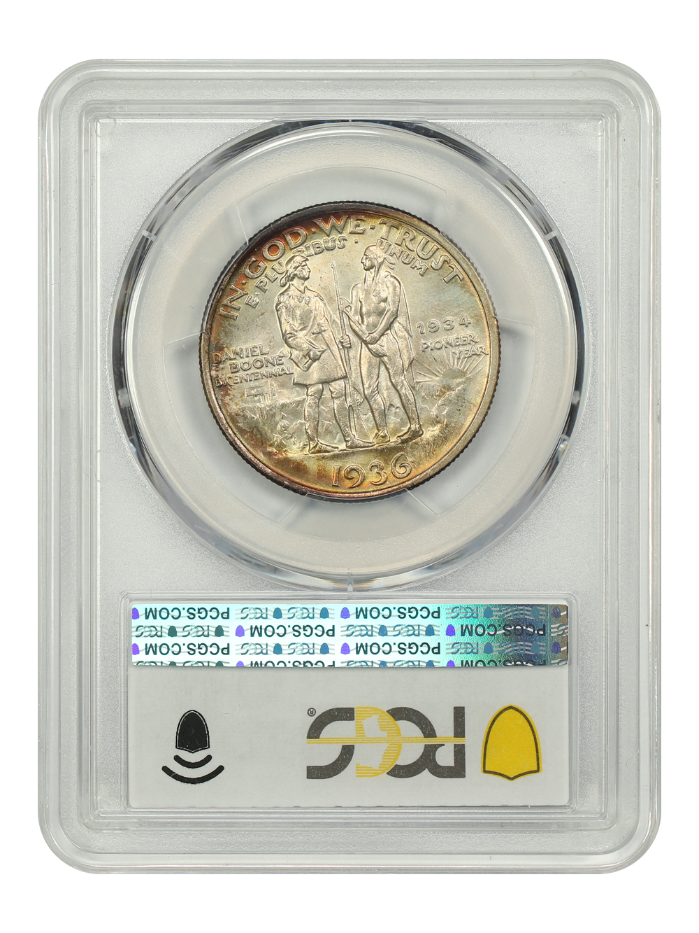 image for: 1936 Boone 50c PCGS MS67
