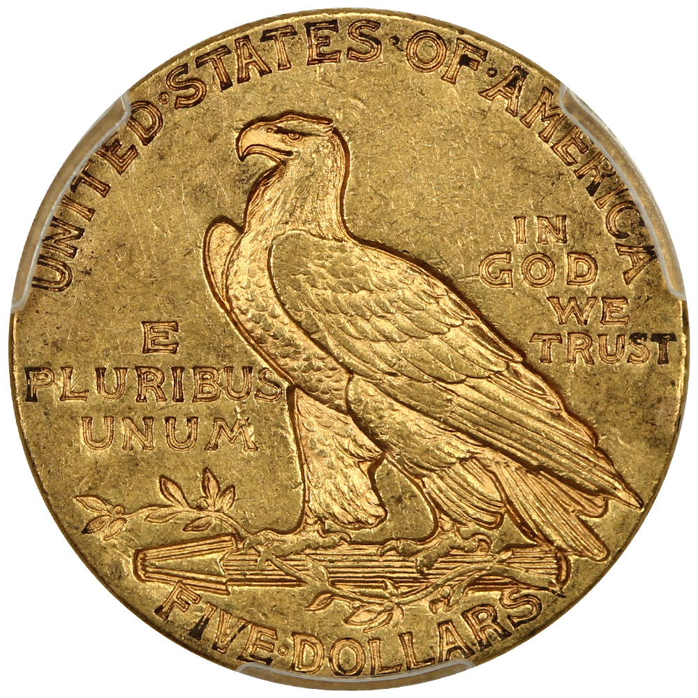 image for: 1915-S $5  PCGS MS62