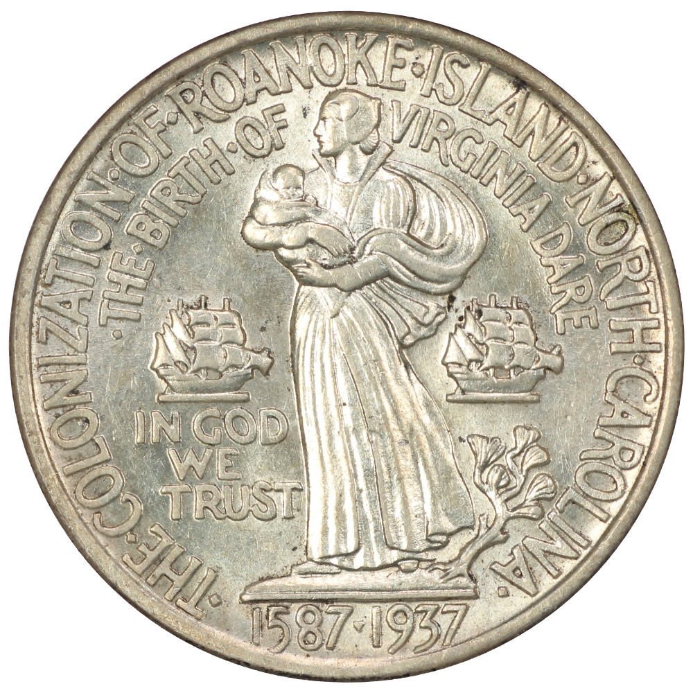 image for: 1937 Roanoke Island 50c NGC MS61