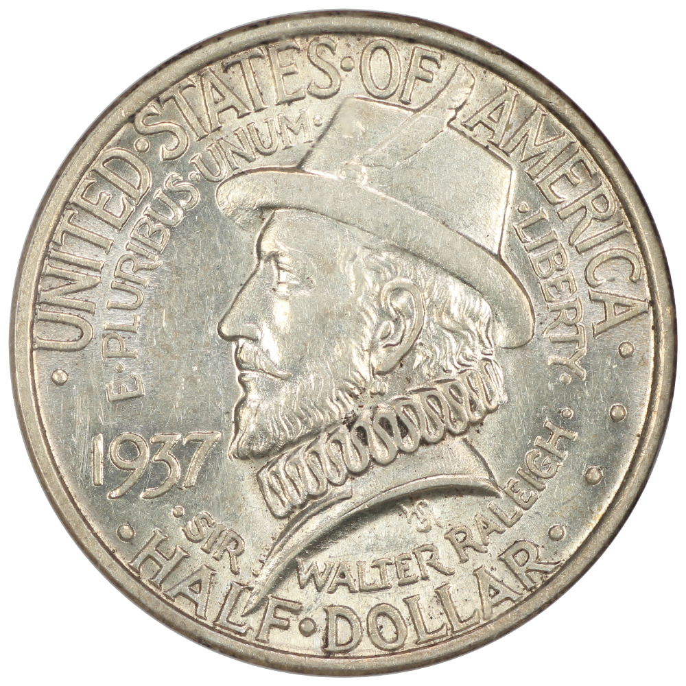 image for: 1937 Roanoke Island 50c NGC MS61