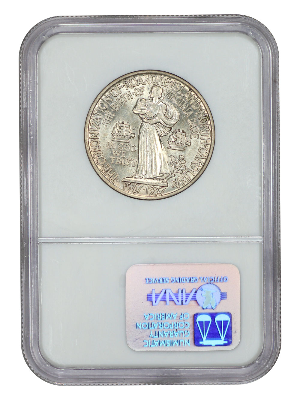 image for: 1937 Roanoke Island 50c NGC MS61