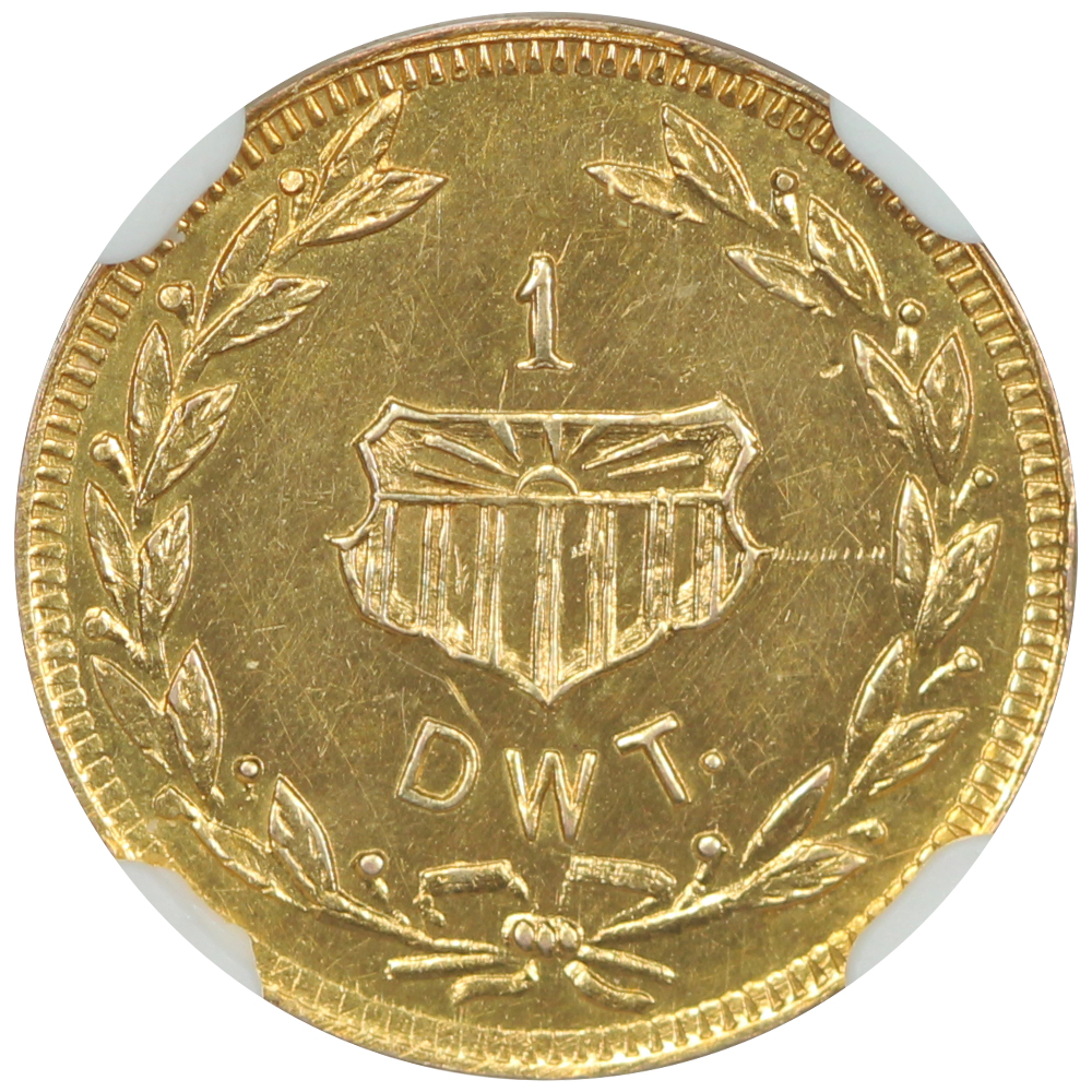 image for: 1909 Alaska-Yukon Expo, Gold, HK-360 SC$1 NGC MS63