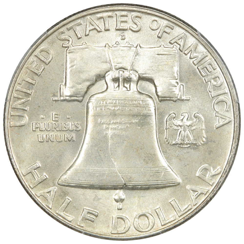 image for: 1954-D 50c PCGS MS66 FBL