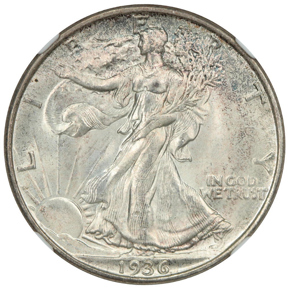 image for: 1936-D 50c NGC MS66