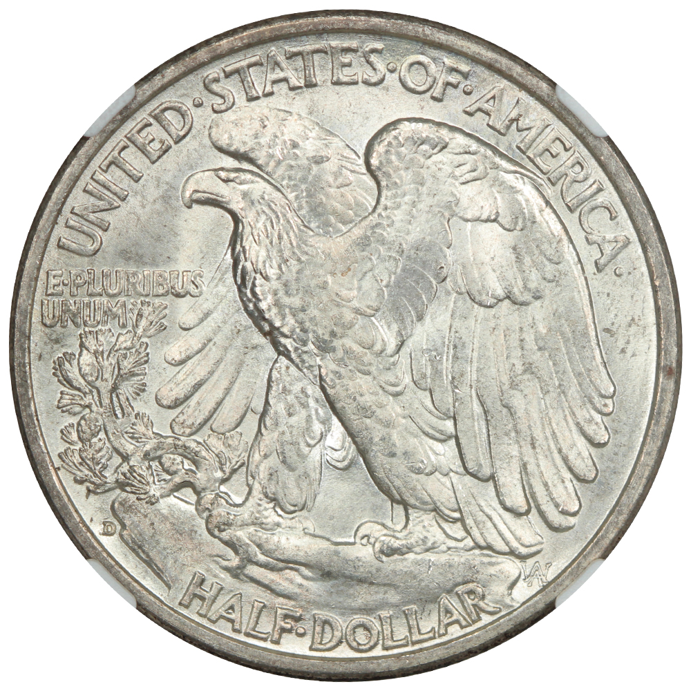 image for: 1936-D 50c NGC MS66