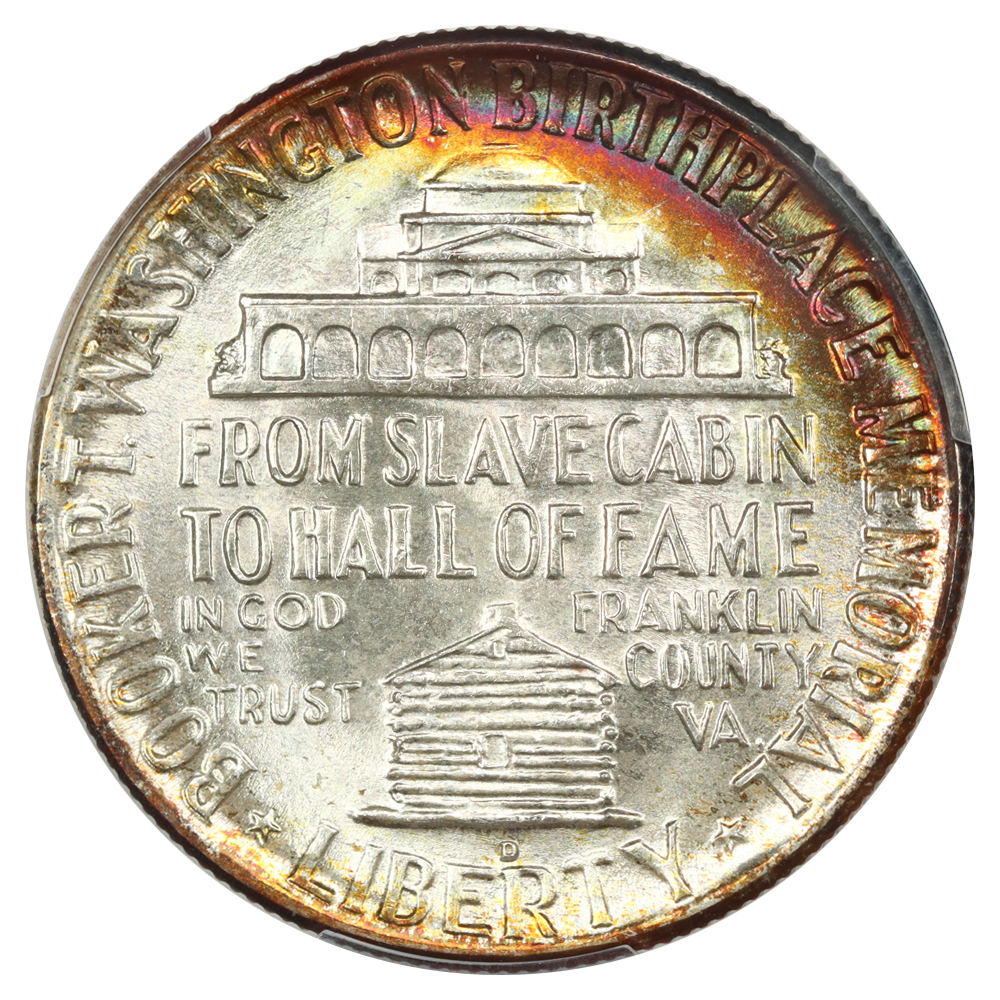 image for: 1946-D Booker T. Washington 50c PCGS MS67