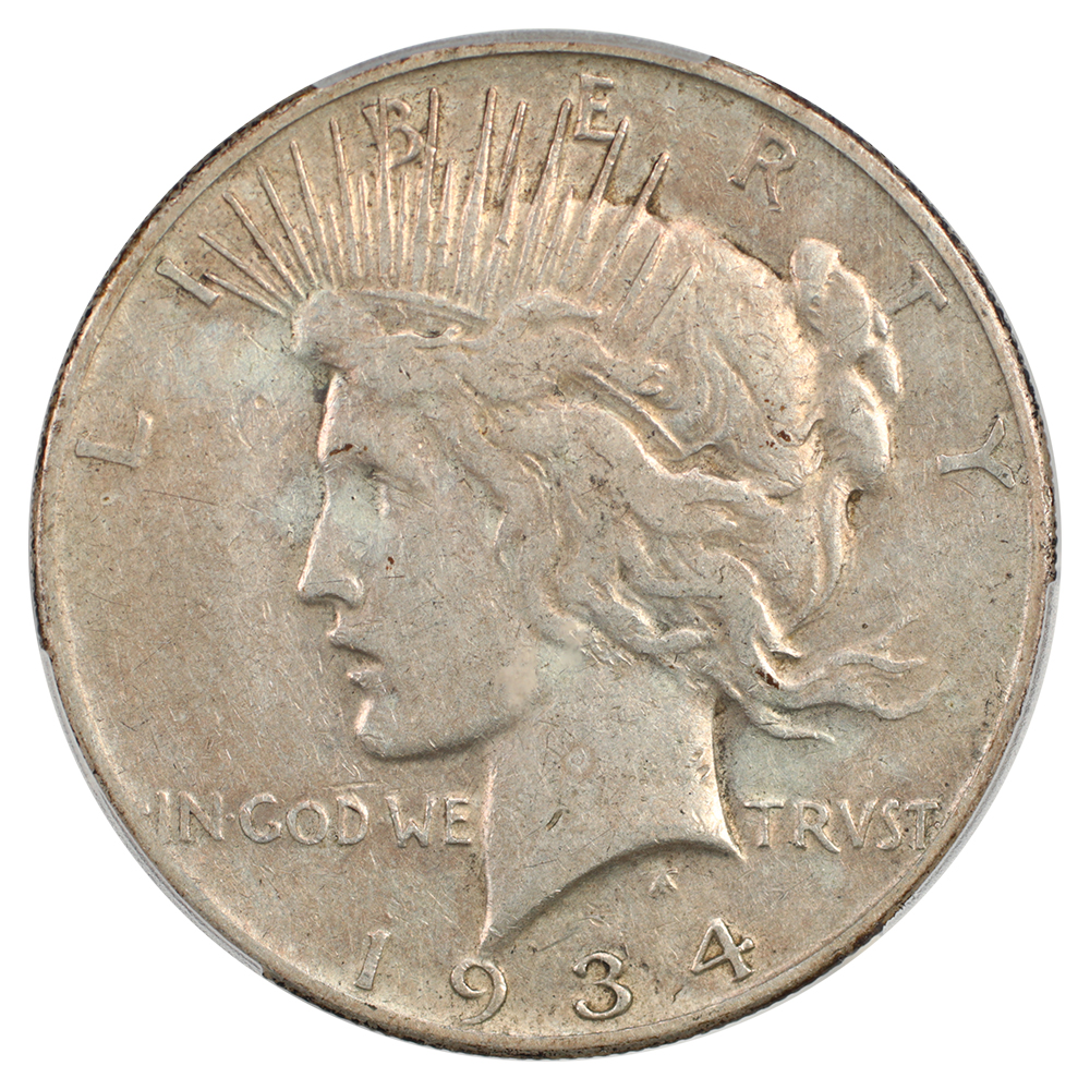 image for: 1934-S $1  PCGS VF35