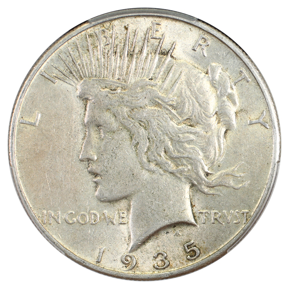 image for: 1935-S $1  PCGS AU53