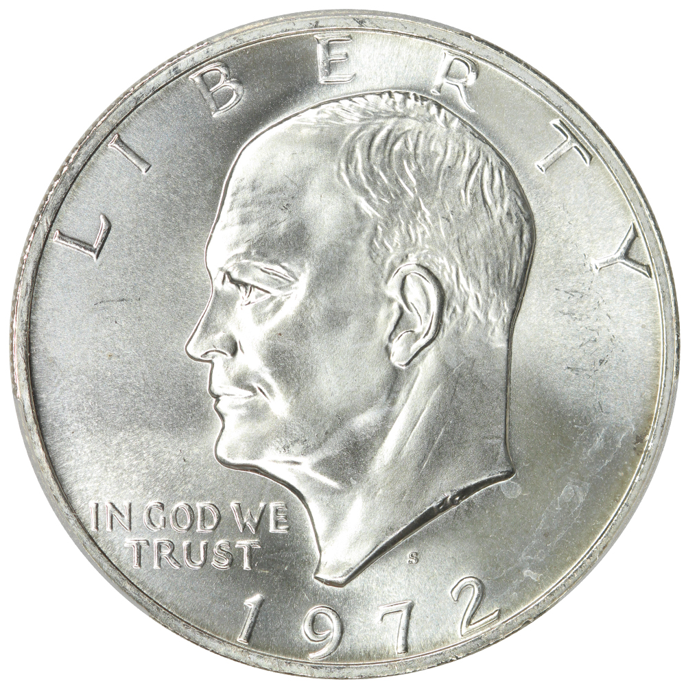 image for: 1972-S Silver $1  PCGS MS67