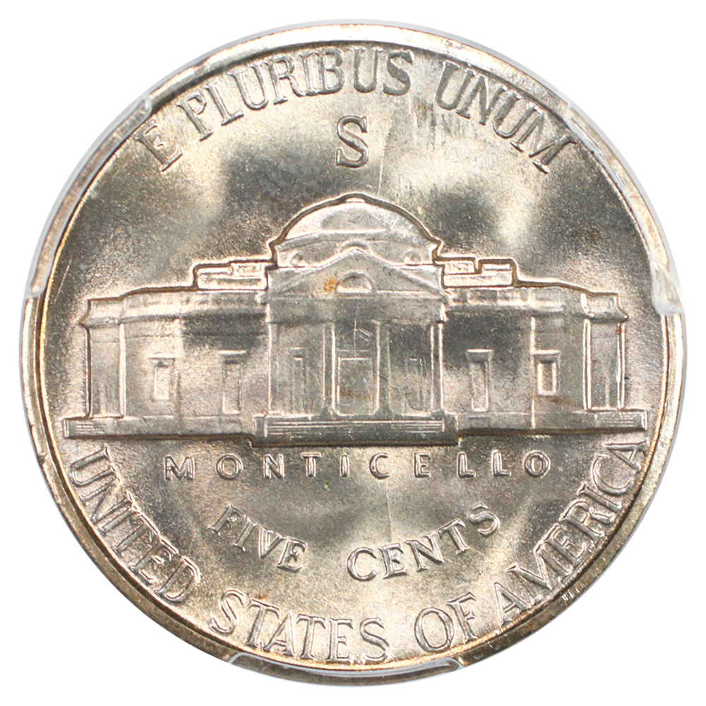 image for: 1944-S Silver 5c PCGS MS67