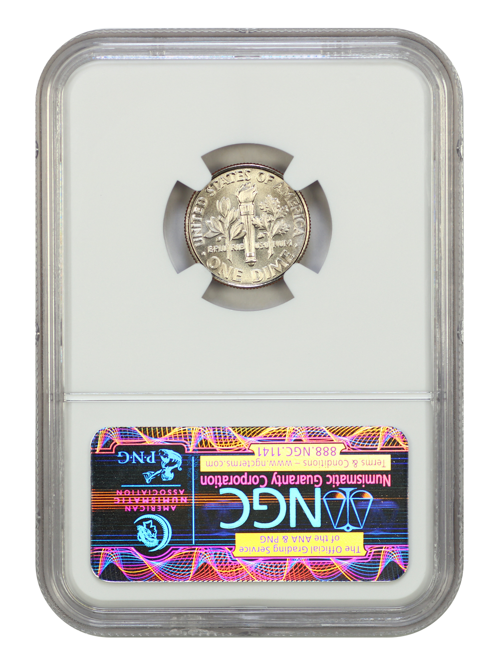 image for: 2007-D 10c NGC MS68 FB