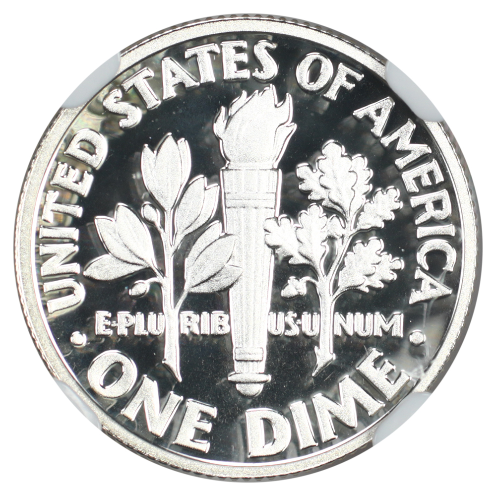 image for: 2015-S Silver 10c NGC PR70 DCAM