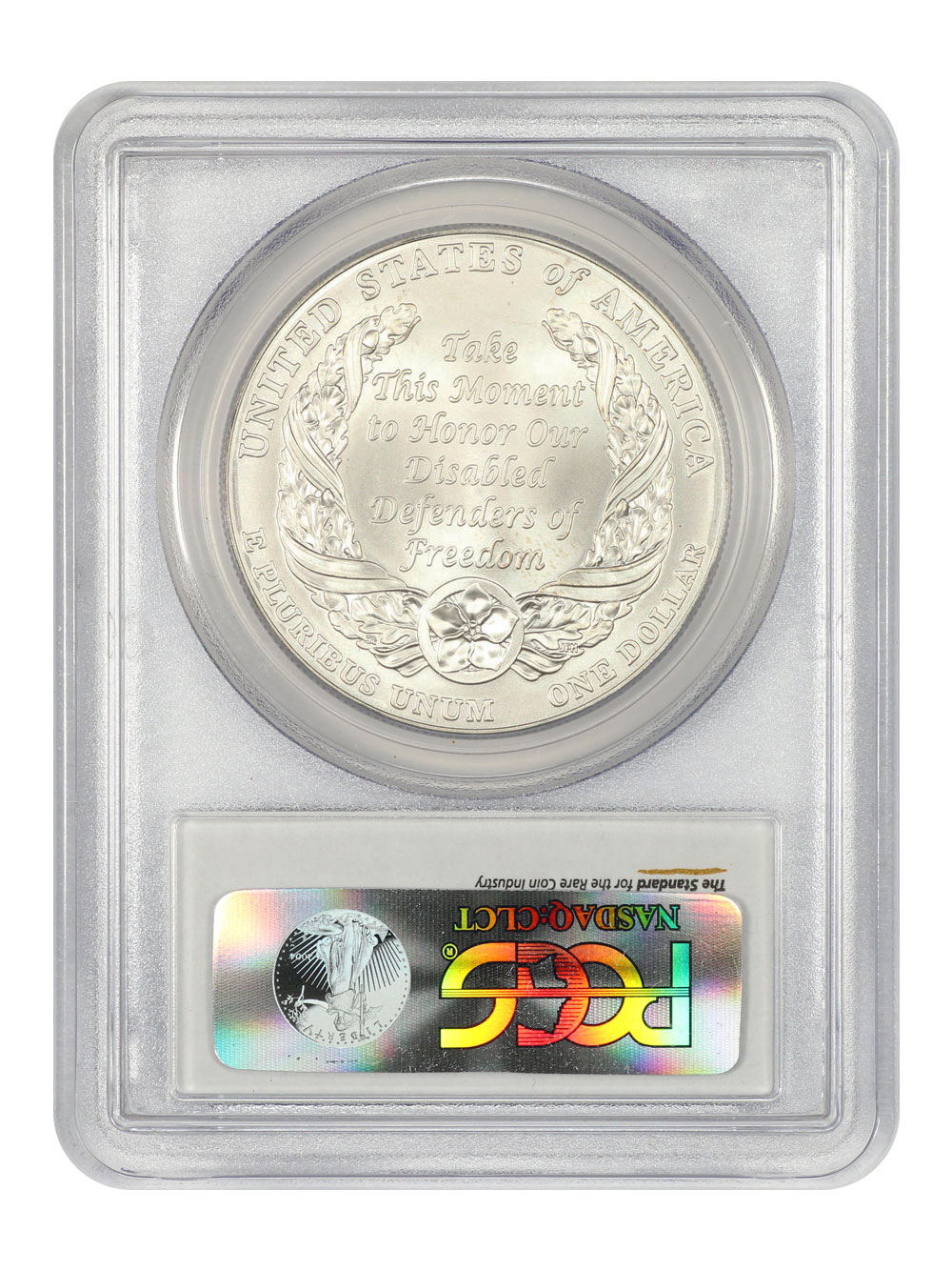 image for: 2010-W Disabled Veterans $1  PCGS MS70