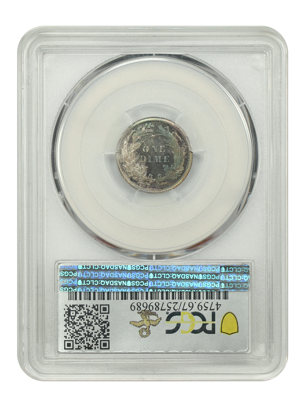 image for: 1866 10c PCGS PR67