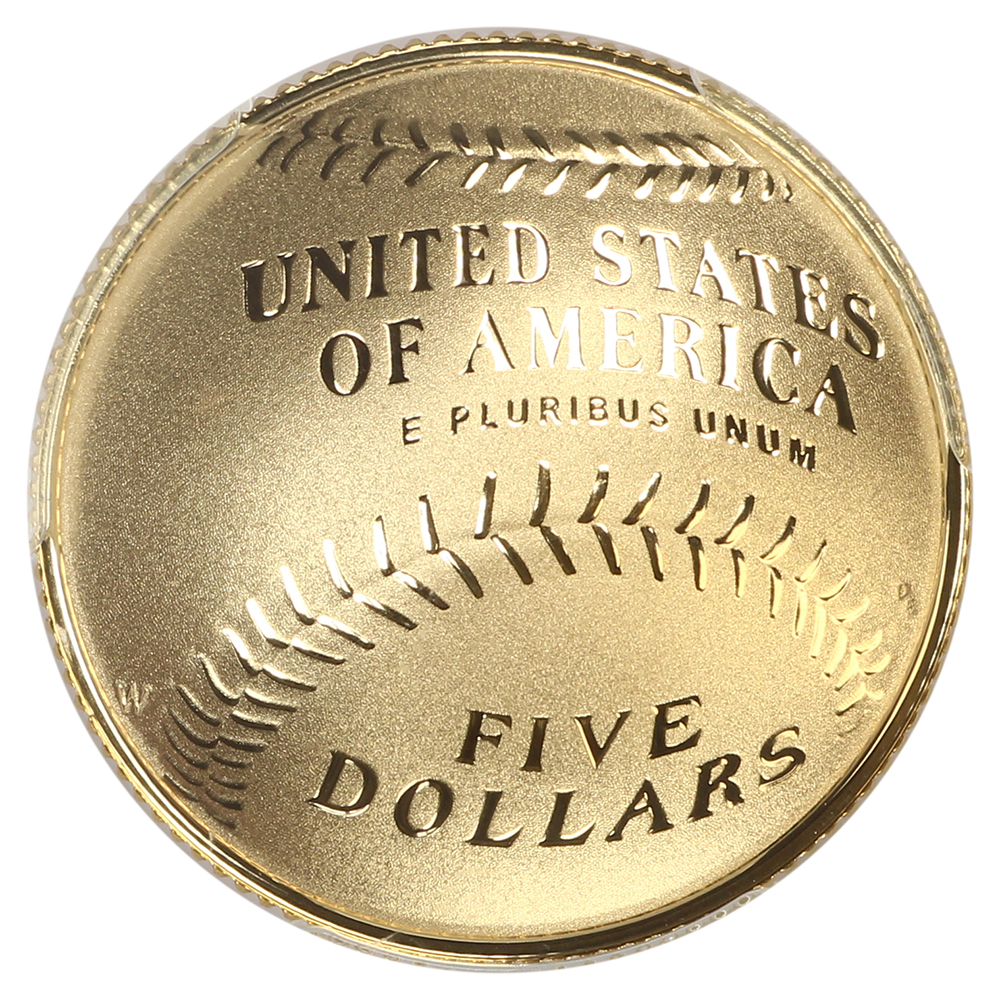 image for: 2014-W Baseball Hall of Fame G$5  PCGS PR70 DCAM