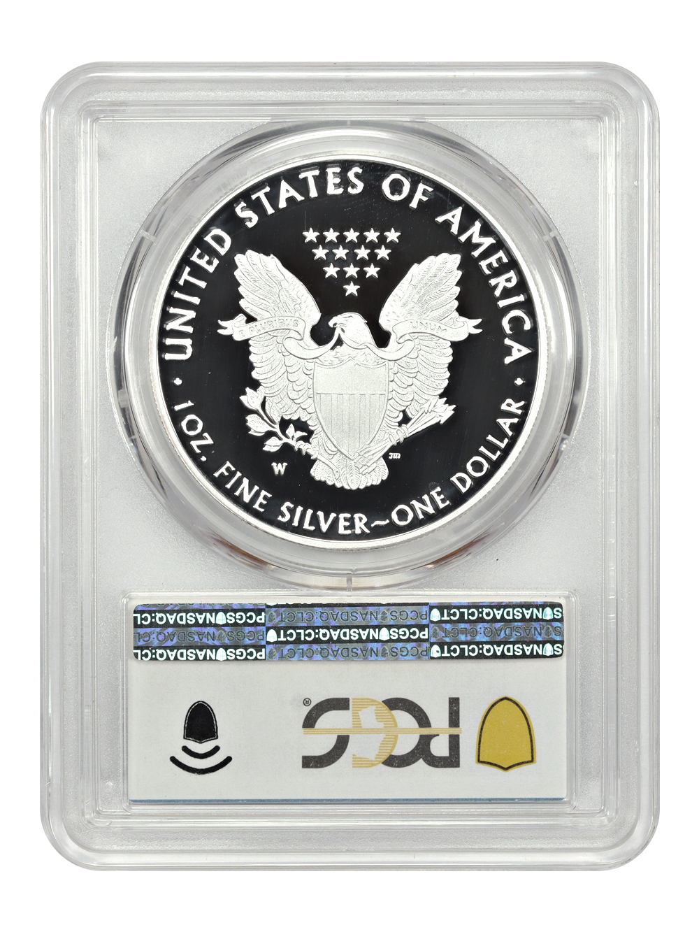 image for: 2020-W Silver Eagle, v75 Privy WWII Anniversary $1  PCGS PR69 DCAM