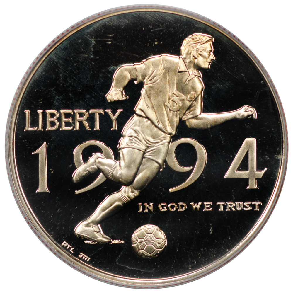 thumbnail for: 1994-P World Cup Tournament 50c PCGS PR69 DCAM