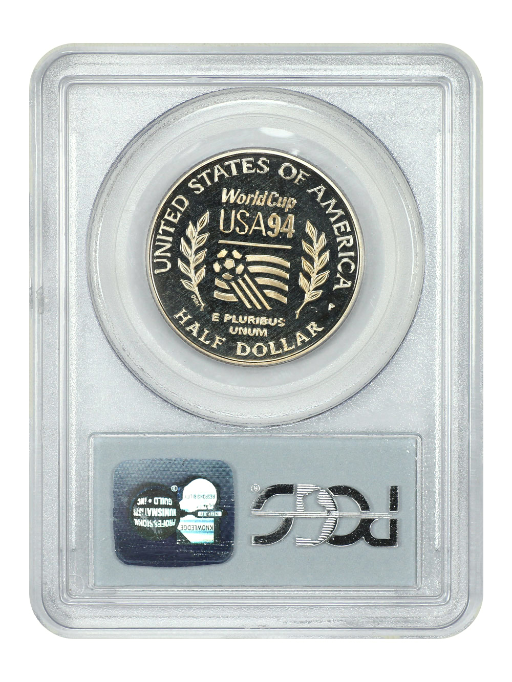 thumbnail for: 1994-P World Cup Tournament 50c PCGS PR69 DCAM