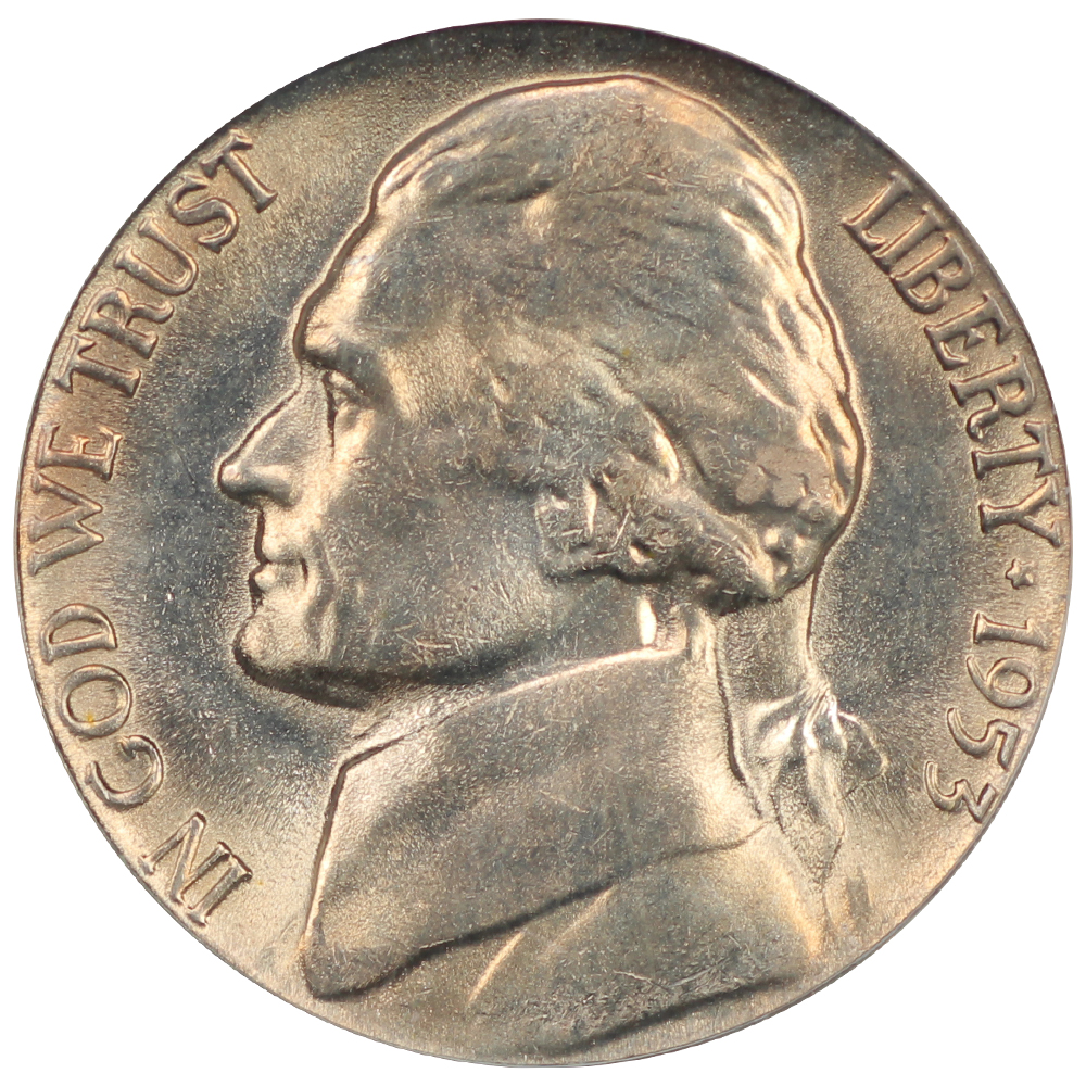 image for: 1953-S 5c PCGS MS66