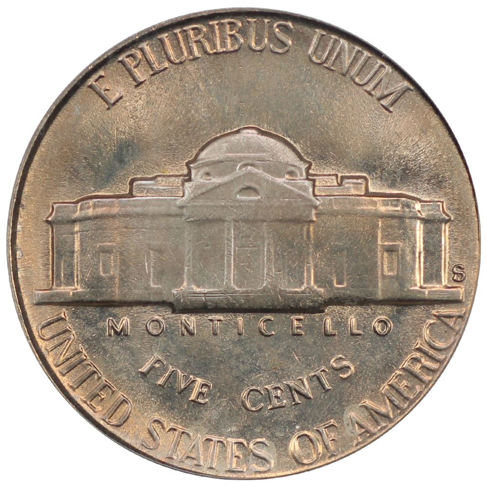 image for: 1953-S 5c PCGS MS66