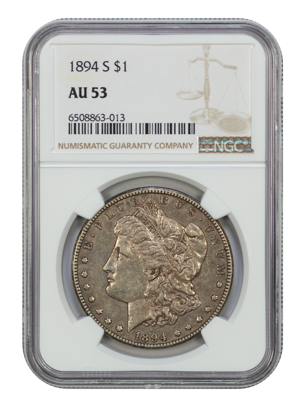 Buy 1894-S $1 NGC AU53 | Greysheet Marketplace