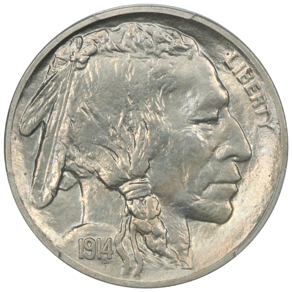 image for: 1914 Matte Finish 5c PCGS PR67