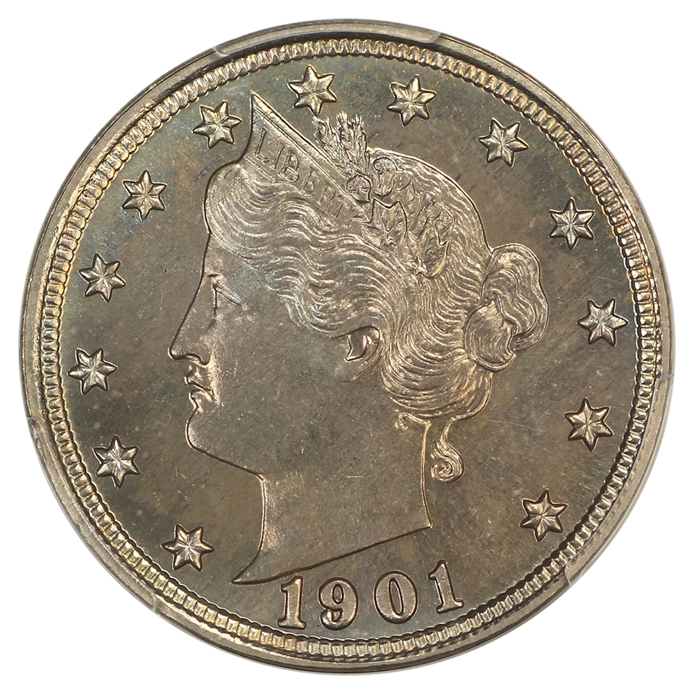 image for: 1901 5c PCGS PR67