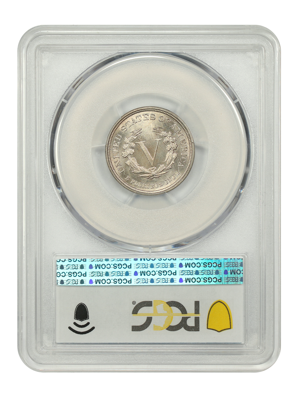 image for: 1883 No Cents 5c PCGS MS67