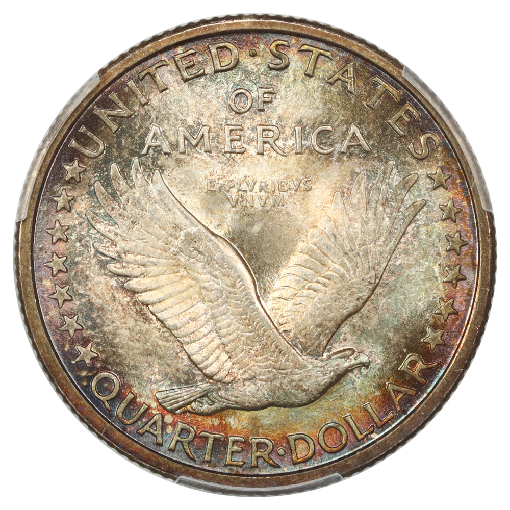 image for: 1917-D Type 1 25c PCGS MS67 FH