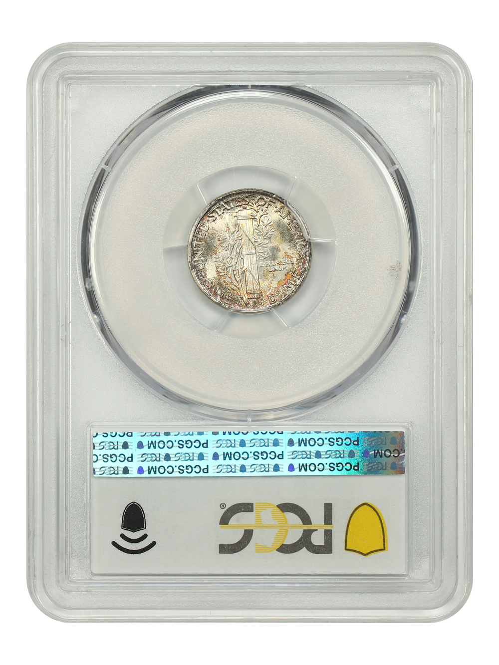 image for: 1945-D 10c PCGS MS68 FB