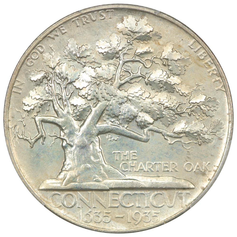 image for: 1935 Connecticut 50c PCGS MS67