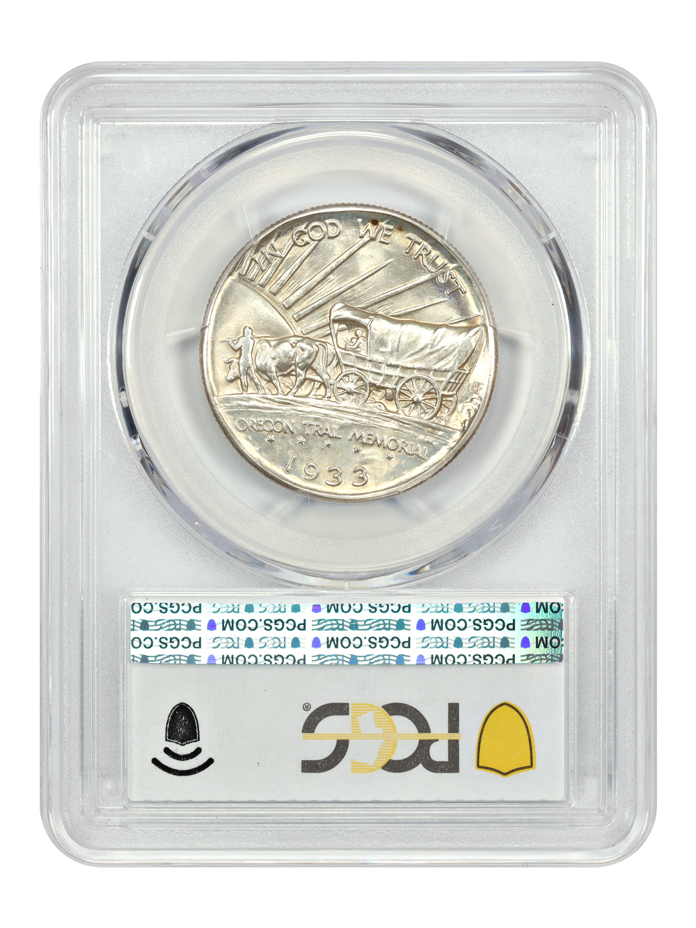 image for: 1933-D Oregon Trail 50c PCGS MS67