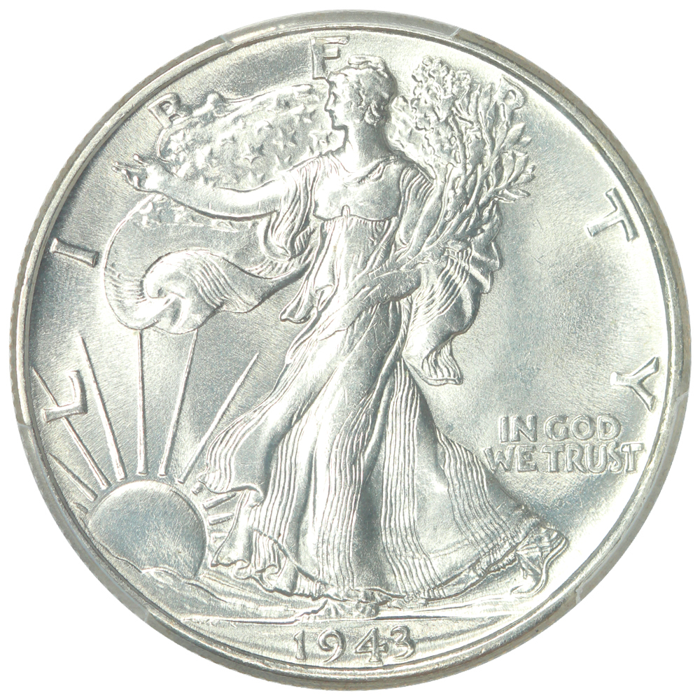 image for: 1943 50c PCGS MS64