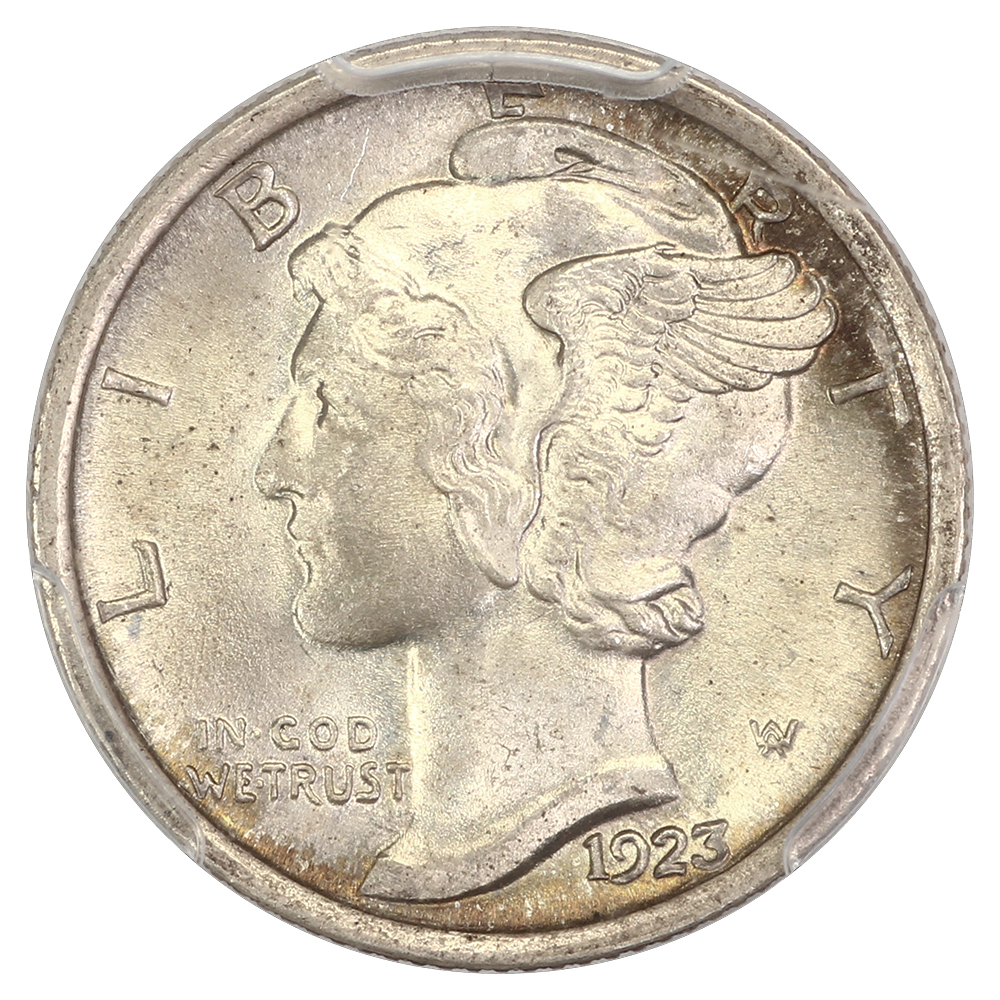 image for: 1923 10c PCGS MS65 FB