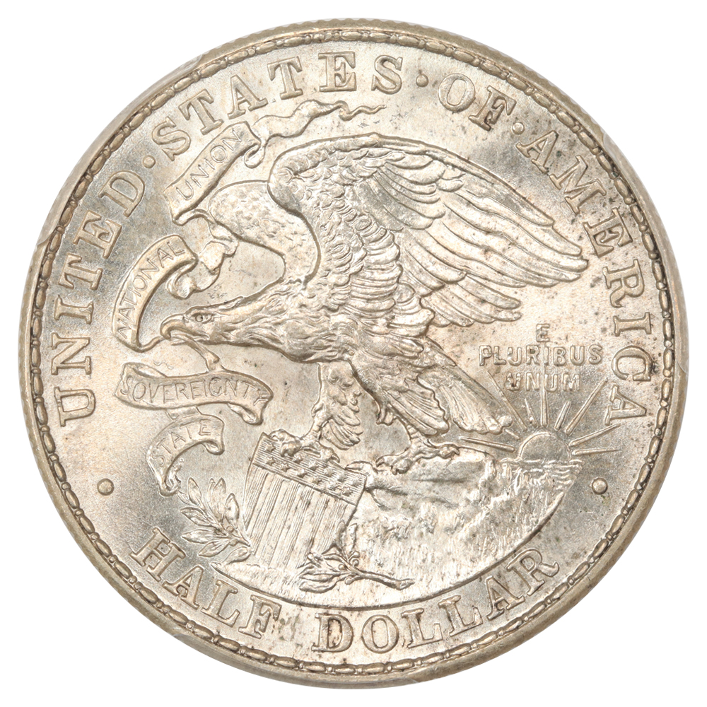 image for: 1918 Lincoln - Illinois 50c PCGS MS66
