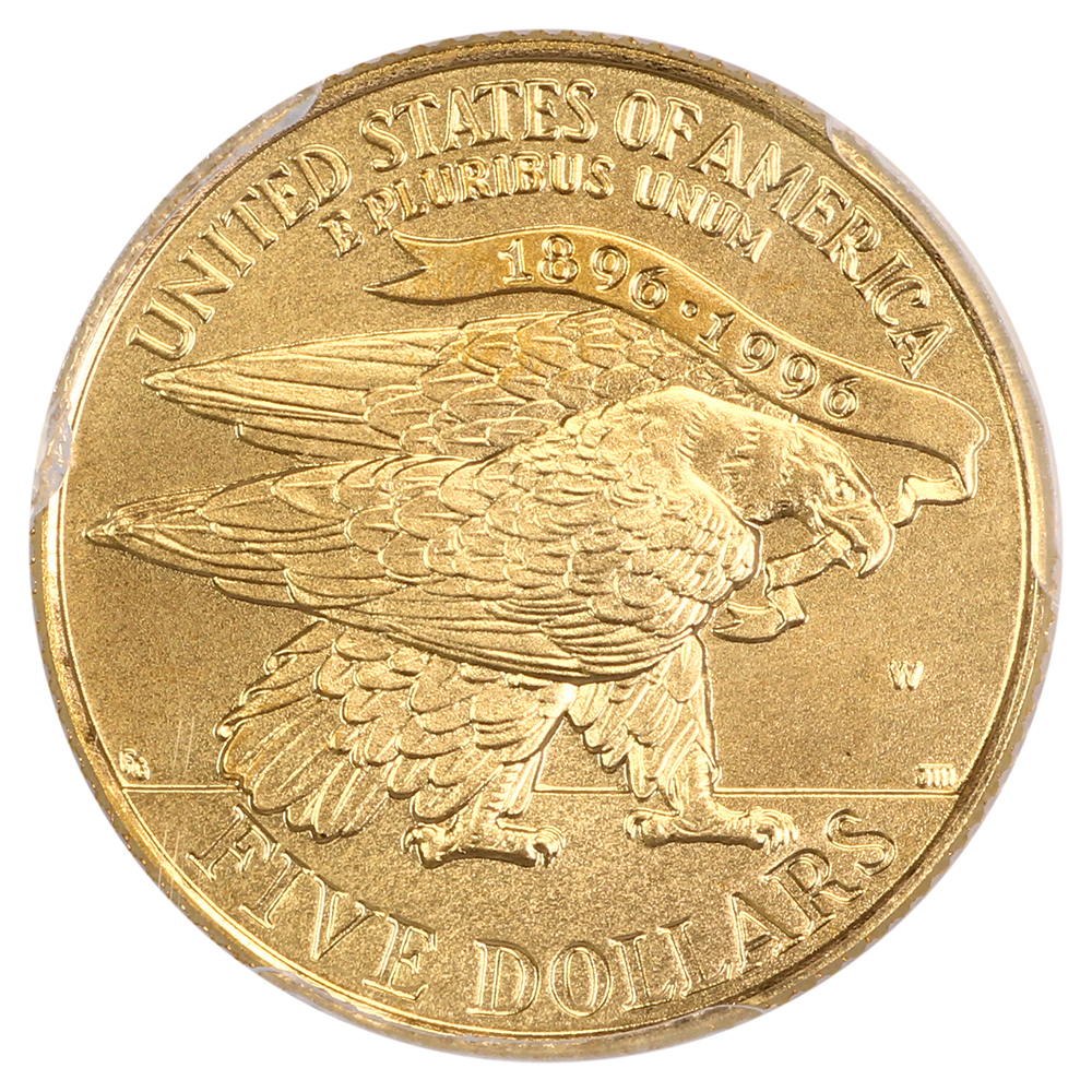 image for: 1995-W Atlanta Olympics Torch Runner G$5  PCGS MS70