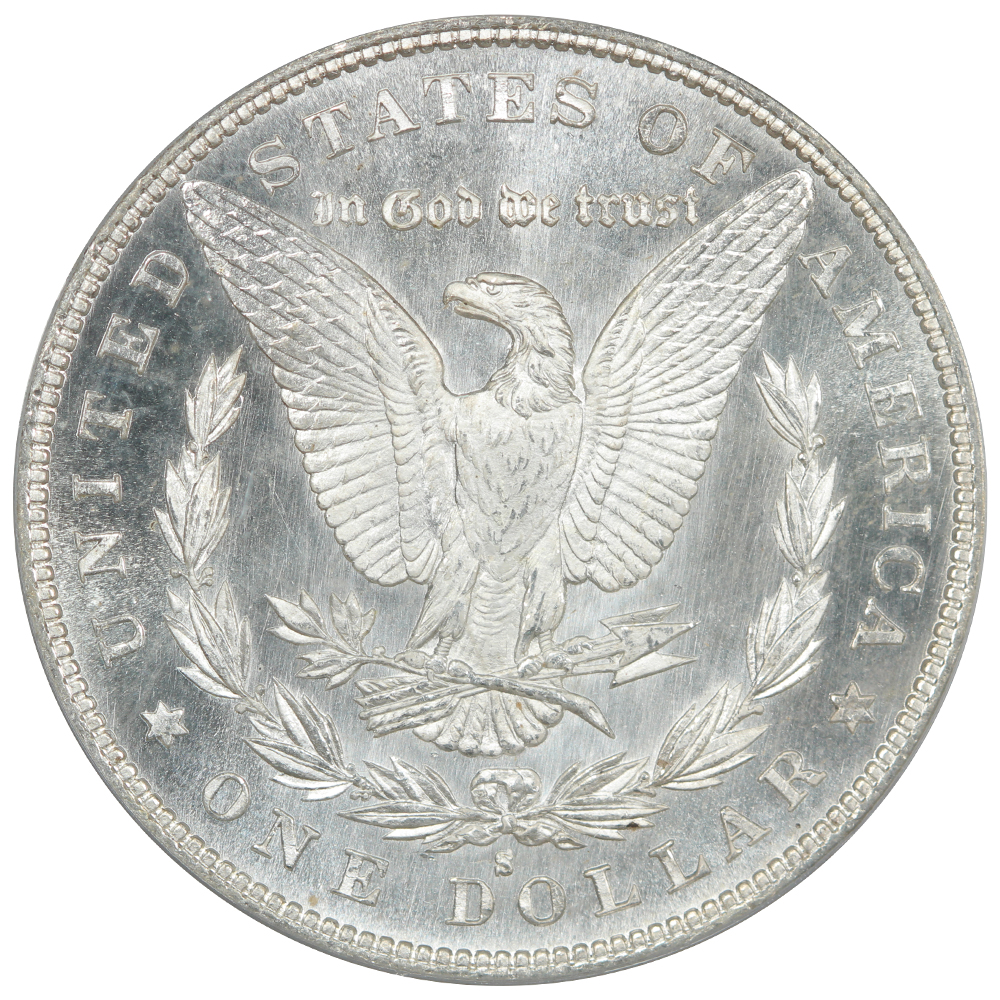 image for: 1880-S $1  PCGS MS65 PL