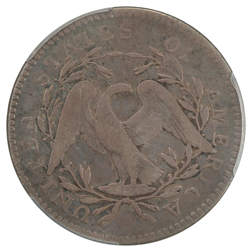 image for: 1795 2 Leaves 50c PCGS F15