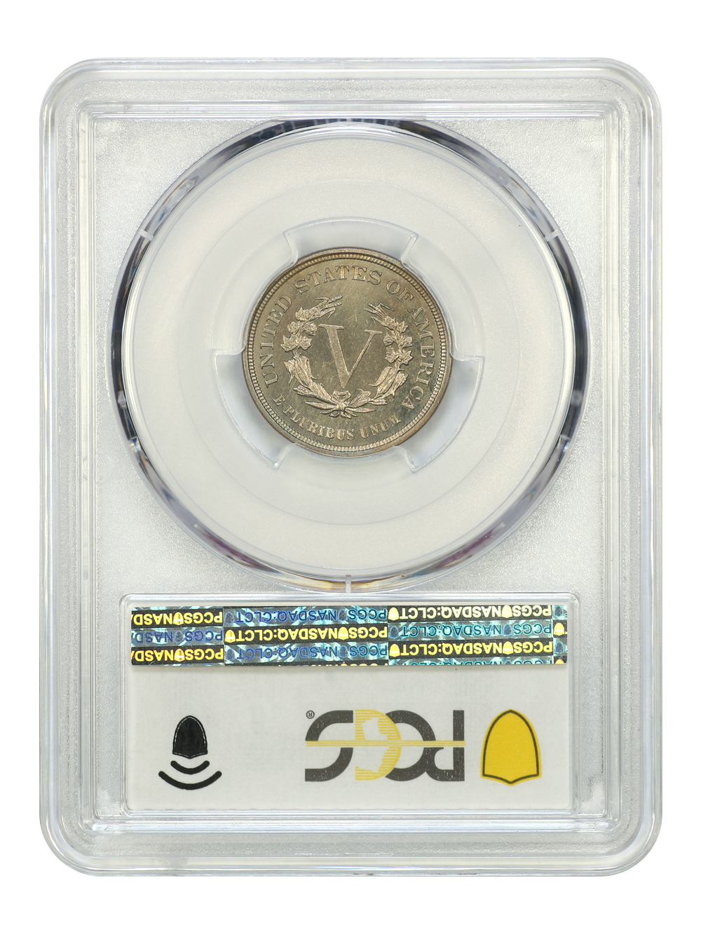 image for: 1883 No Cents 5c PCGS MS67