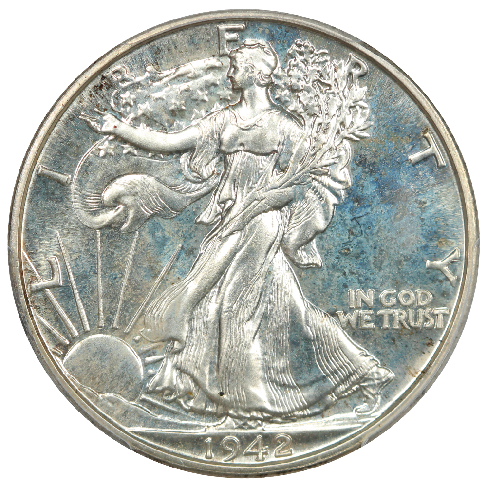 thumbnail for: 1942 50c PCGS PR66