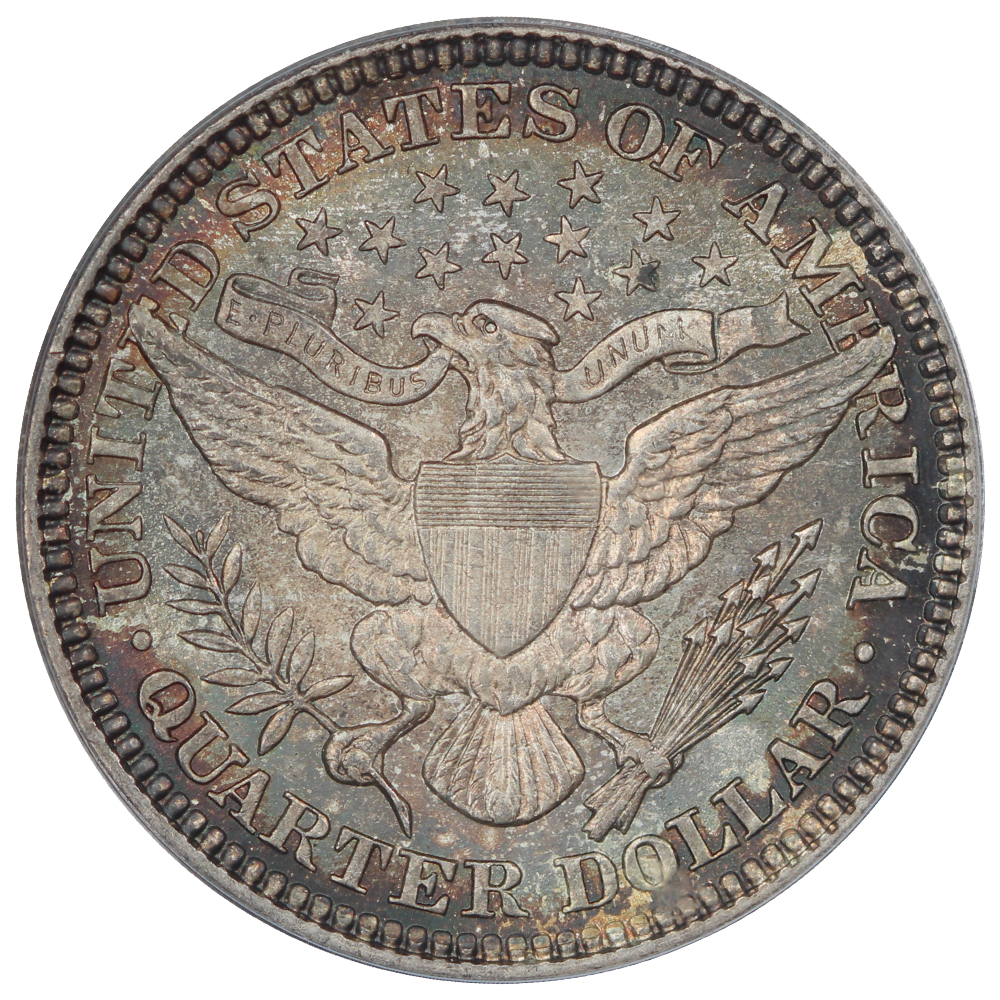 image for: 1906 25c PCGS MS65