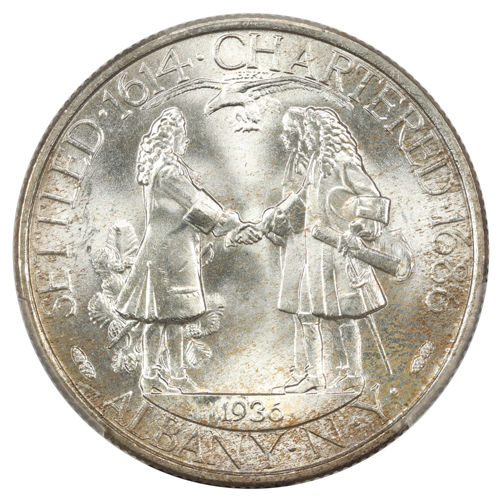 image for: 1936 Albany 50c PCGS MS67