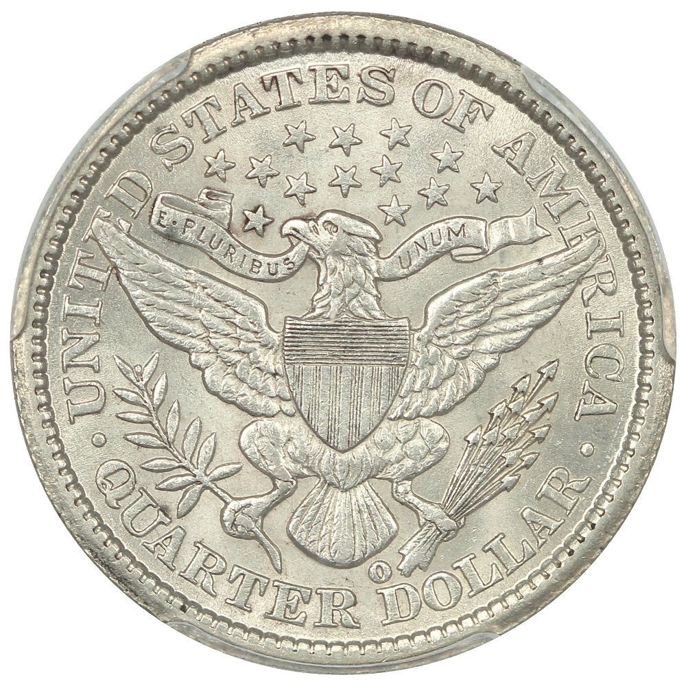 image for: 1894-O 25c PCGS AU58