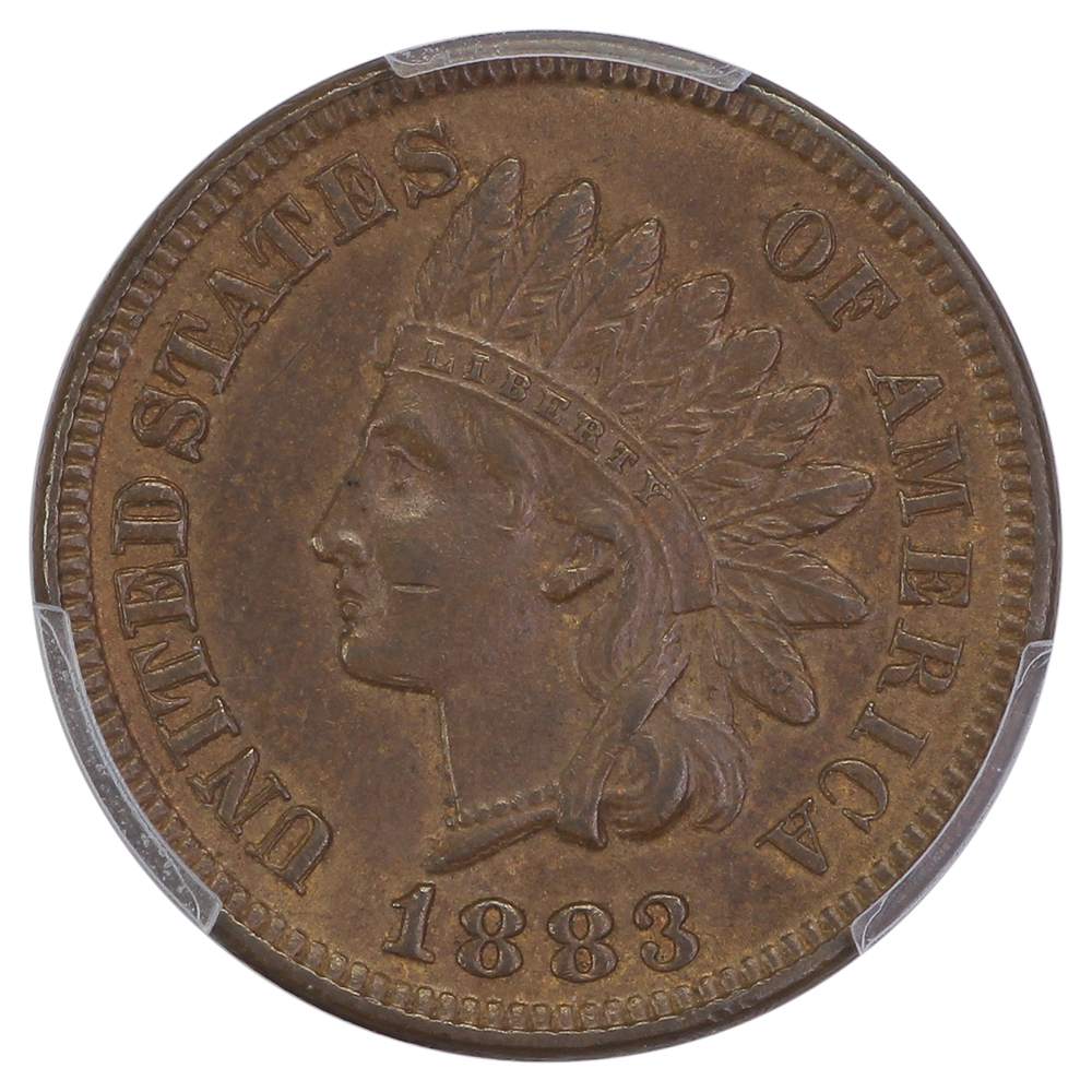 image for: 1883 Misplaced Date, FS-303, S-1 1c PCGS AU58 BN