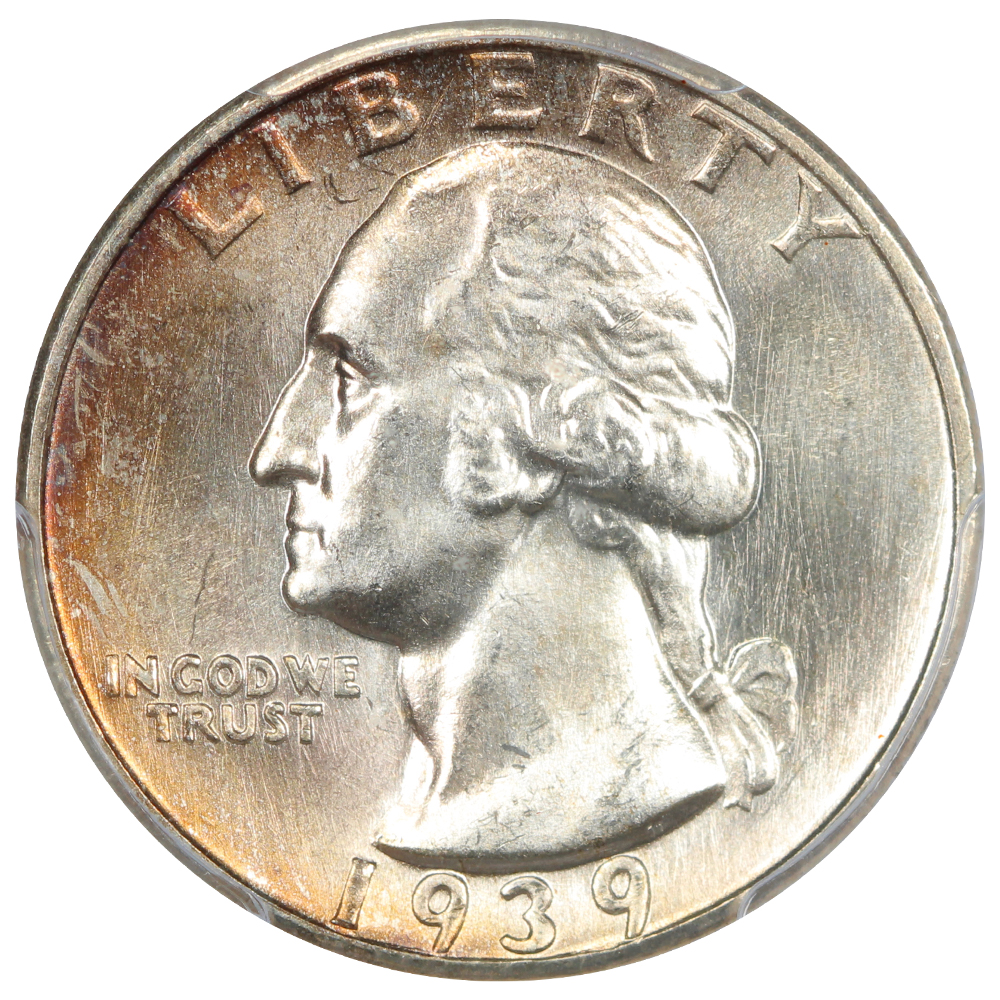 image for: 1939-S 25c PCGS MS67