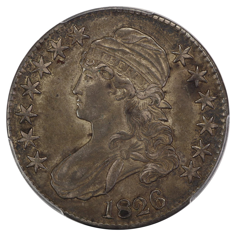 image for: 1826 50c PCGS AU50